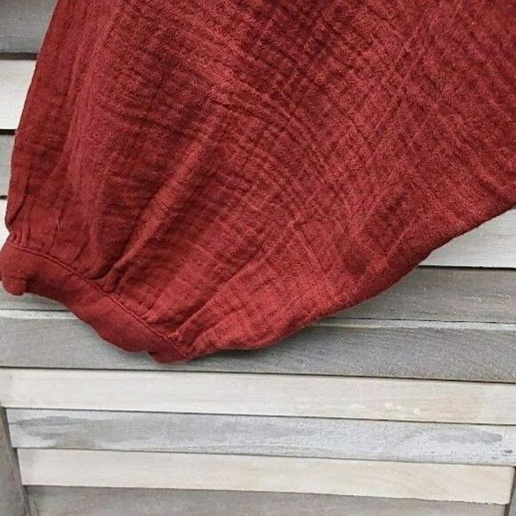 Women's Balloon Long Sleeve Tie-Front Shirtdress | Universal Thread | Small - Picture 3 of 7